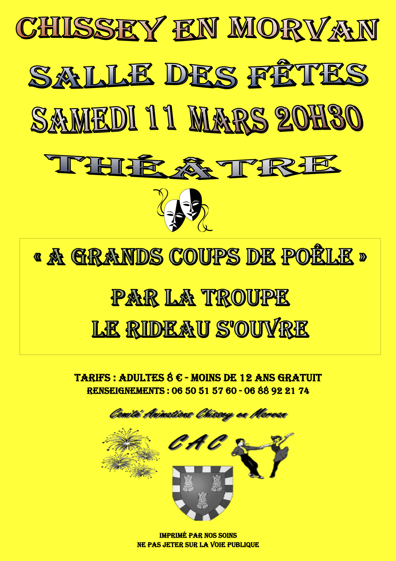 Affiche théatre