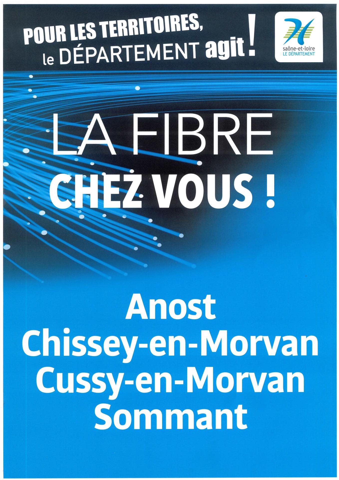 Affiche la fibre chez vous